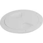 SEA DOG POLYPROPYENE DECK PLATE WHITE 4"