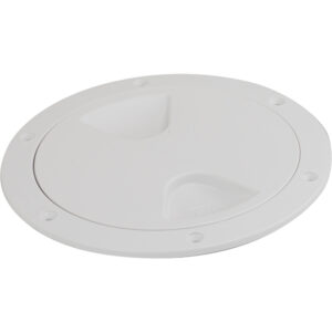 SEA DOG POLYPROPYENE DECK PLATE WHITE 5"
