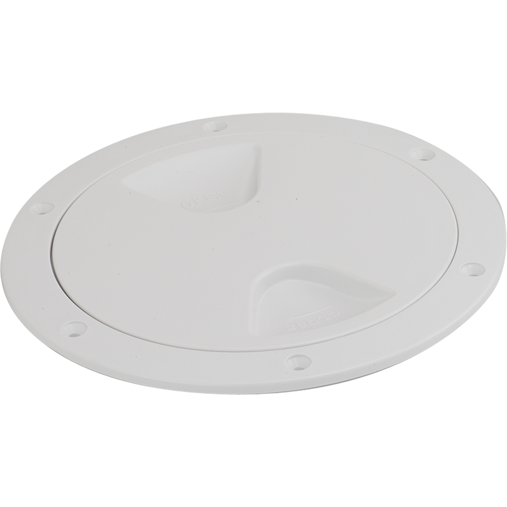 SEA DOG POLYPROPYENE DECK PLATE WHITE 6"
