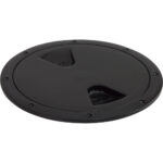 SEA DOG POLYPROPYENE DECK PLATE BLACK 6"