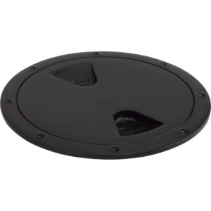 SEA DOG POLYPROPYENE DECK PLATE BLACK 6"