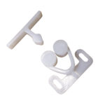 SEA DOG NYLON TWIN ROLLER DOOR CATCH - WHITE