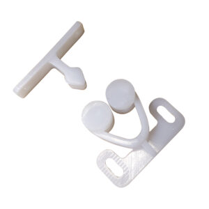 SEA DOG NYLON TWIN ROLLER DOOR CATCH - WHITE