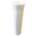 TIGRESS 10" FLARED VINYL REPLACEMENT INSERT LINER WHITE