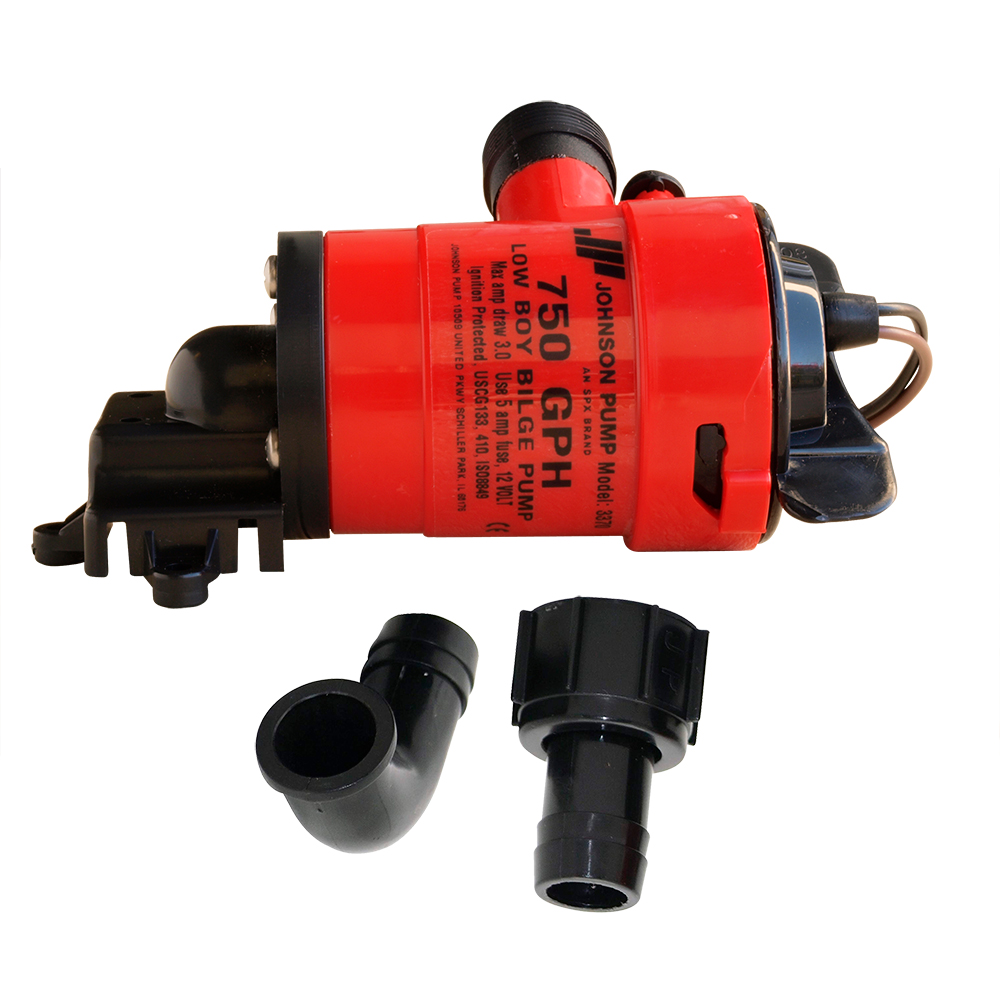 JOHNSON PUMP LOW BOY BILGE PUMP 750 GPH 12V