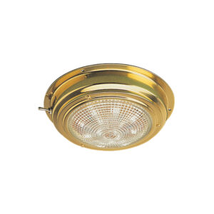 SEA DOG BRASS LED DOME LIGHT  4" LENS