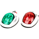 SEA DOG WHITE NYLON LED NAVIGATION LIGHTS PORT &