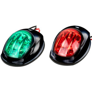SEA DOG BLACK NYLON LED NAVIGATION LIGHTS PORT &
