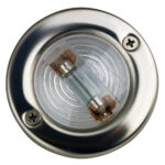 SEA DOG STAINLESS STEEL  TRANSOM LIGHT ROUND