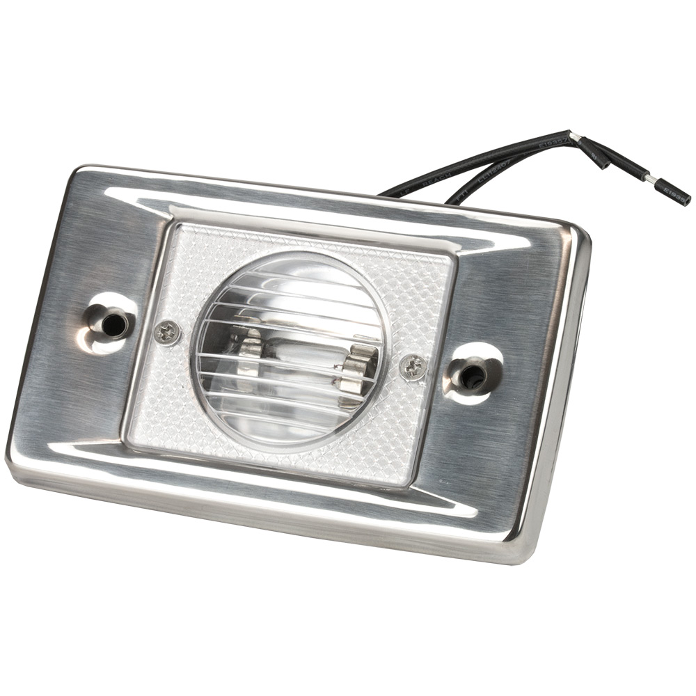 SEA DOG STAINLESS STEEL TRANSOM LIGHT RECTANGULAR