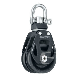 HARKEN 45MM DOUBLE ELEMENT BLOCK W/ SWIVEL