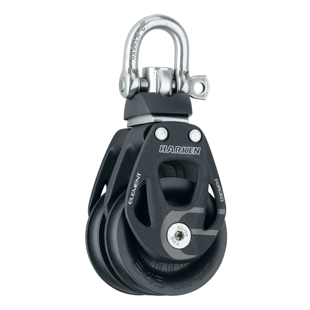 HARKEN 45MM DOUBLE ELEMENT BLOCK W/ SWIVEL