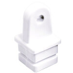 SEA DOG NYLON SQUARE TUBE TOP WHITE 1"