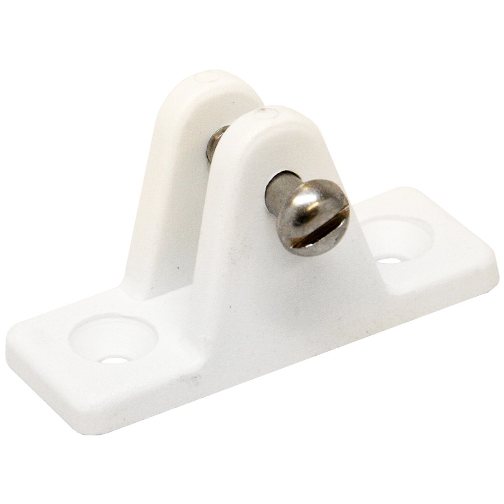 SEA DOG NYLON ANGLED DECK HINGE WHITE