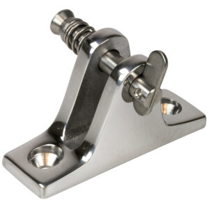 SEA DOG SS ANGLE BASE DECK  HINGE - REMOVEABLE PIN