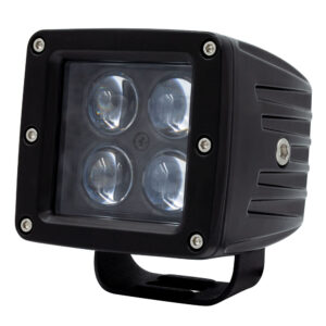 HEISE 3" 4 LED CUBE LIGHT - SINGLE BLACK CASE