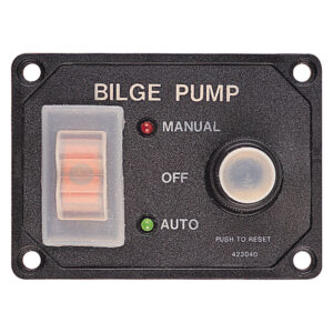 SEA DOG SPLASH GUARD BILGE PUMP PANEL W/CIRCUT BREAKER