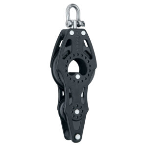 HARKEN 57MM CARBO AIR FIDDLE BLOCK W/ SWIVEL & BECKET