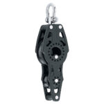 HARKEN 40MM CARBO AIR FIDDLE BLOCK W/ SWIVEL & BECKET