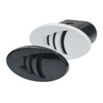 MARINCO 12V DROP IN H HORN WITH BLACK AND WHITE GRILLS