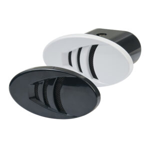 MARINCO 12V DROP IN H HORN WITH BLACK AND WHITE GRILLS
