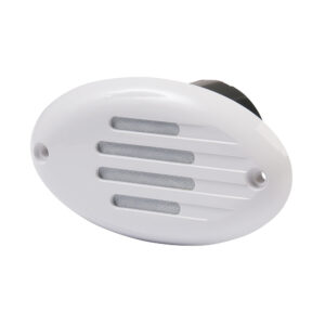 MARINCO 12V ELECTRONIC HORN WITH WHITE GRILL