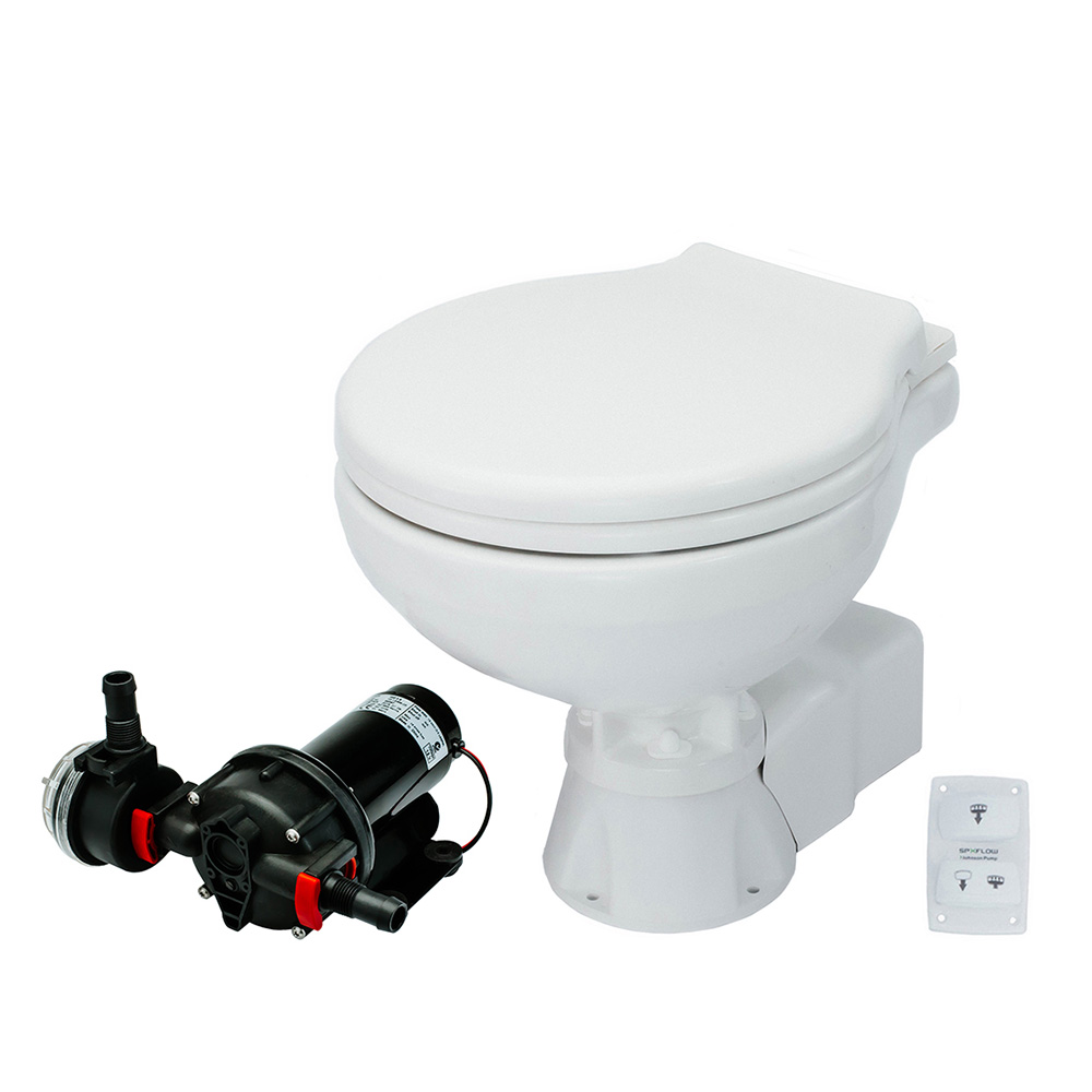 JOHNSON PUMP AQUAT TOILET SILENT ELECTRIC COMPACT 12V