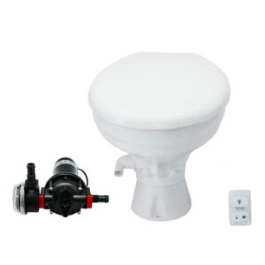 JOHNSON PUMP AQUAT TOILET SILENT ELECTRIC COMFORT 12V