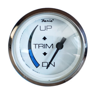 FARIA CHESAPEAKE WHITE SS 2"  TRIM GAUGE F/ HONDA ENGINES