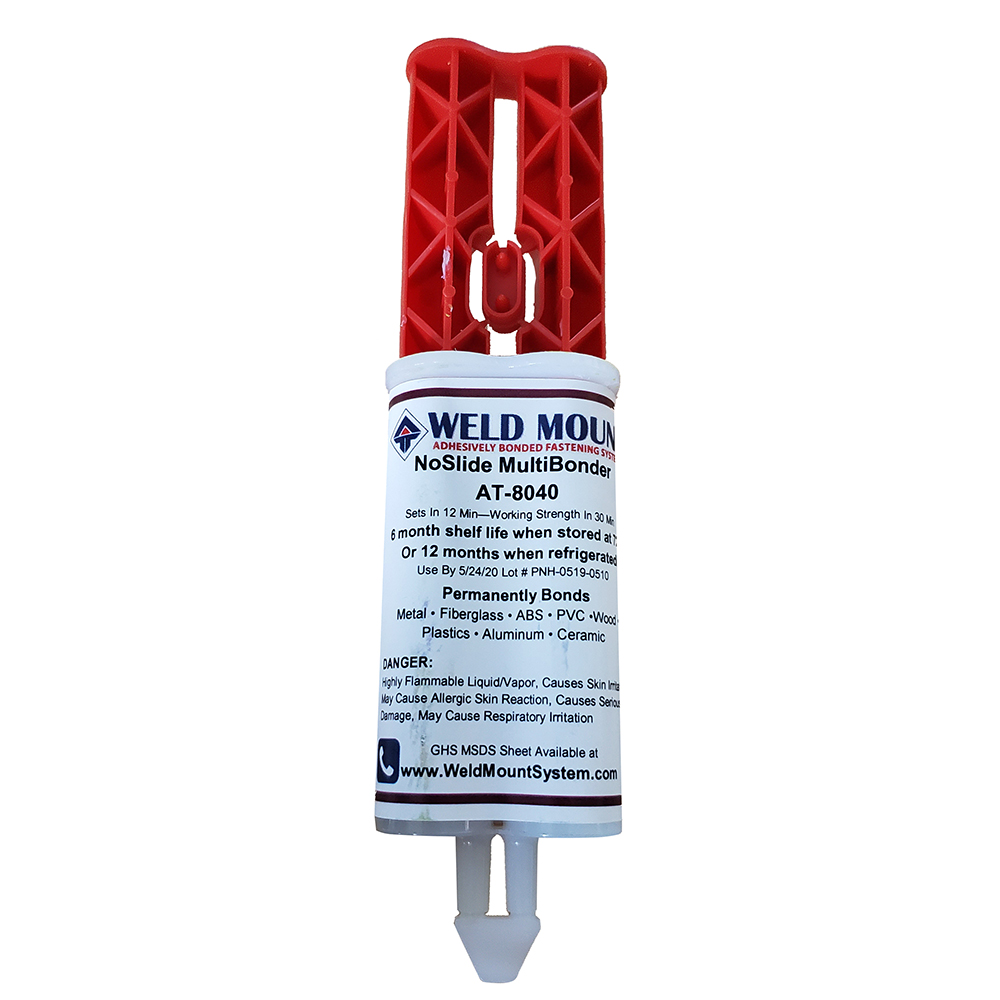 WELD MOUNT ACRYLIC ADHESIVE W/PLUNGER