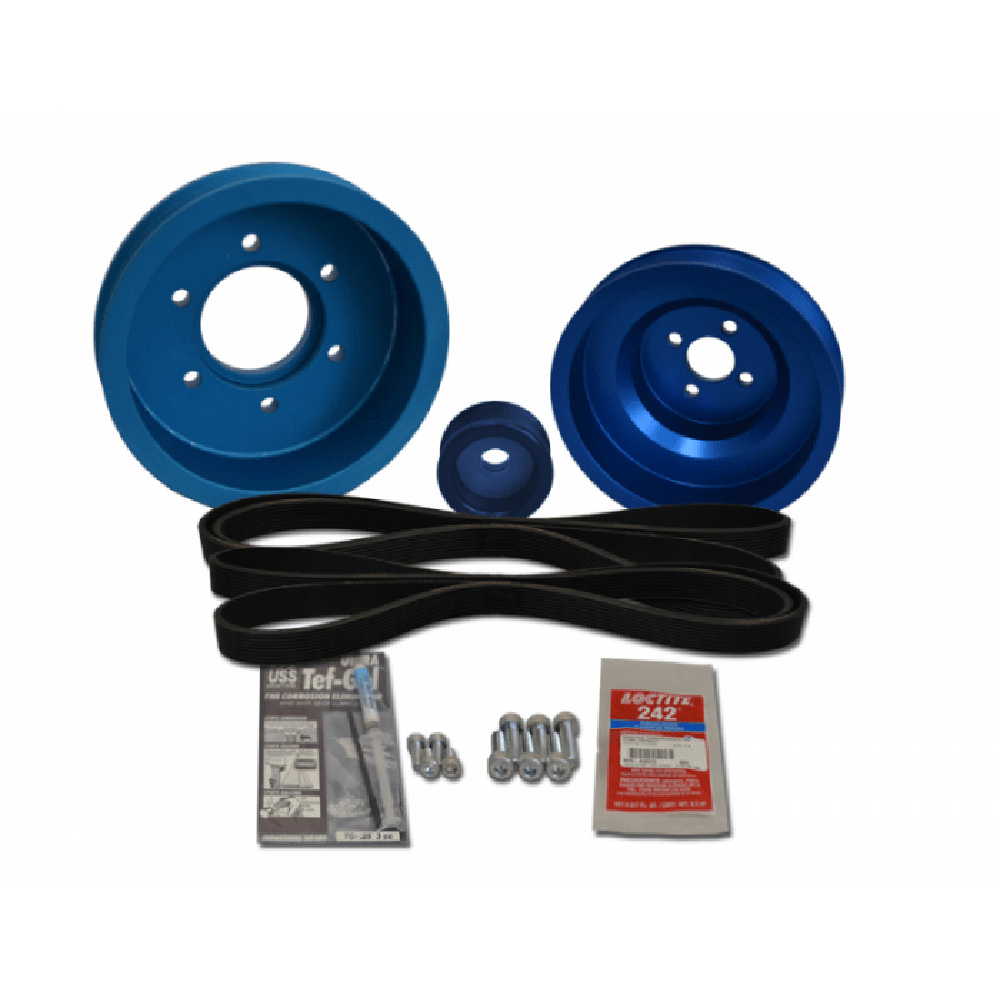 BALMAR PULLEY KIT F/ YANMAR 4JH3-TE, 4JH3-HTE