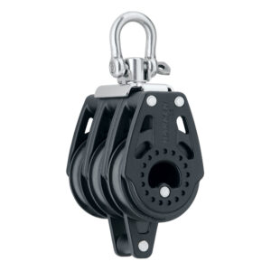 HARKEN 40MM CARBO AIR TRIPLE SWIVEL BLOCK W/ BECKET