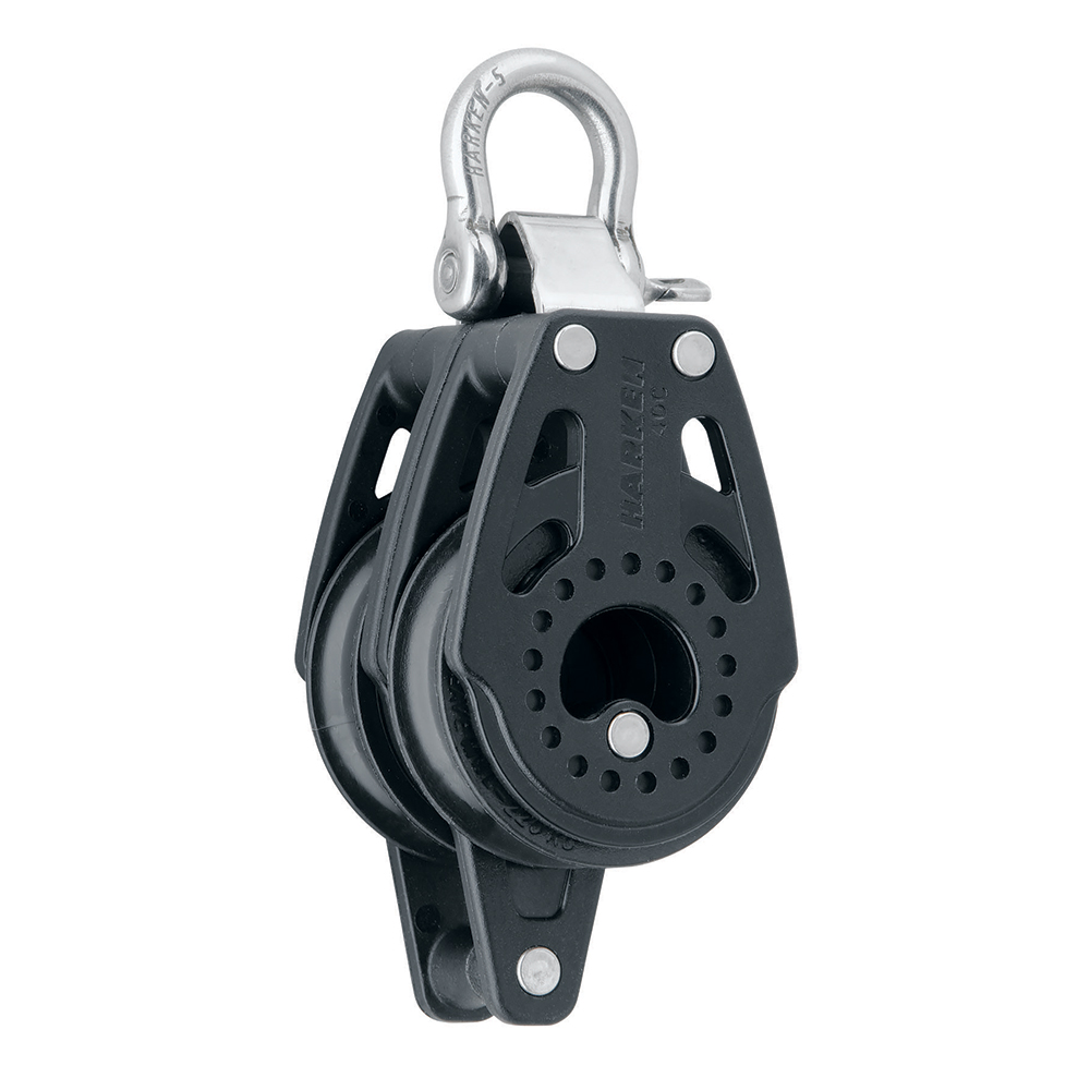 HARKEN 40MM CARBO AIR DOUBLE FIXED BLOCK W/ BECKET