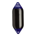 POLYFORM F-5 TWIN EYE FENDER 11" X 30" BLACK