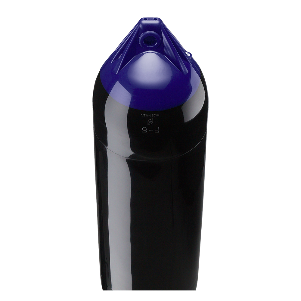 POLYFORM F-6 TWIN EYE FENDER 11" X 42" BLACK - Image 2