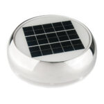 MARINCO 4" DAY/NIGHT SOLAR VENT STAINLESS STEEL