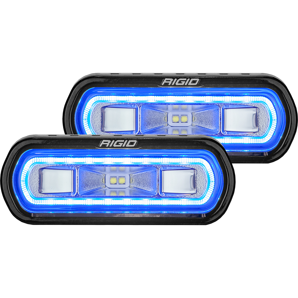 RIGID INDUSTRIES SR-L SERIES SPREADER BLUE HALO PAIR