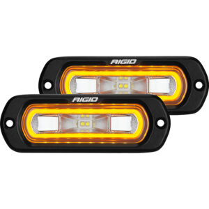 RIGID INDUSTRIES SR-L SERIES SPREADER AMBER HALO PAIR