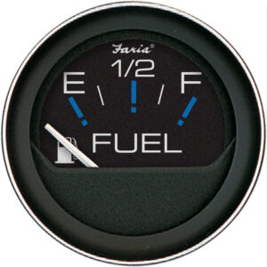 FARIA CORAL 2" FUEL LEVEL GAUGE (E - 1/2 - F)