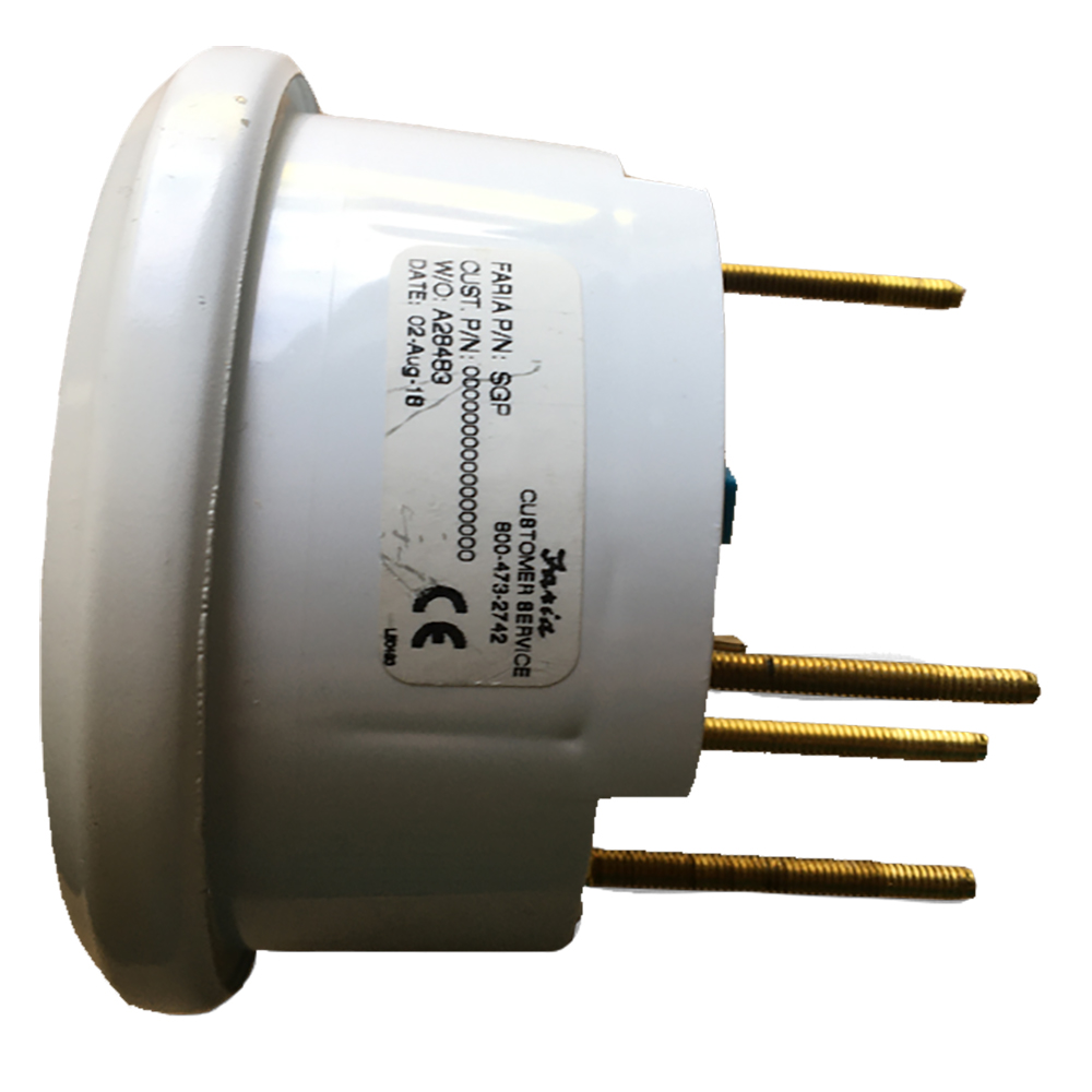 FARIA DRESS WHITE 4" GPS (SPEEDOMETER 60 MPH) STUDDED - Image 2