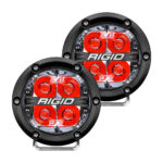 RIGID INDUSTRIES 360-SERIES 4" LED OFF-ROAD SPOT W/ RED
