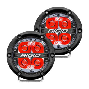 RIGID INDUSTRIES 360-SERIES 4" LED OFF-ROAD SPOT W/ RED