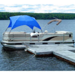 TAYLOR MADE PONTOON EASY-UP SHADE TOP PACIFIC BLUE