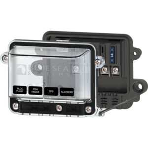 BLUE SEA 5056 FUSE BLOCK ST BLADE WITH COVER