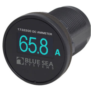 BLUE SEA 1732200 MINI OLED AMP METER BLUE