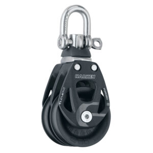 HARKEN 60MM DOUBLE ELEMENT BLOCK W/ SWIVEL