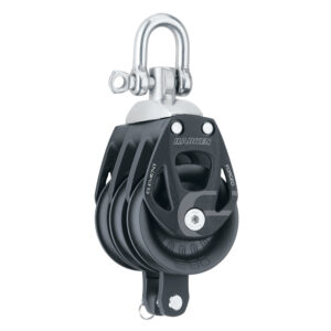 HARKEN 60MM TRIPLE ELEMENT BLOCK W/ SWIVEL & BECKET
