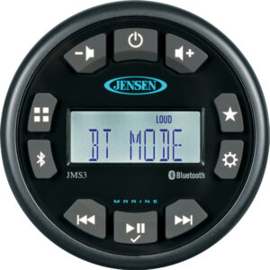 JENSEN 3" JMS3RTL WATERPROOF BT/AM/FM/WEATHERBAND/USB