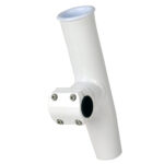 CE SMITH ADJ MID MT ROD HOLDER WHITE POWDERCOAT ALUMINUM