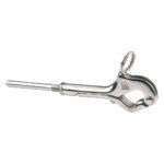 C. SHERMAN JOHNSON OVER CENTER SNAP GATE HOOK FOR 1/8" WIRE